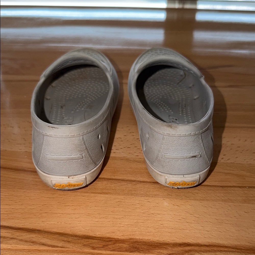 Gray Perforated Loafers (Floafers) - Picture 4 of 5